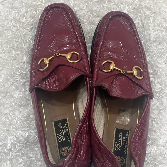 Gucci Horsebit Accent Patent Leather Loafers - Picture 4 of 11